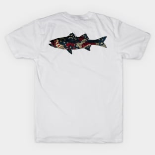 Striped bass American Fishing T-Shirt